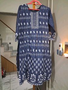 Beautiful Blue Kurta Set XL