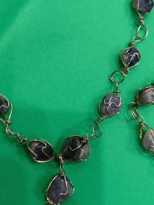 Amethyst Stone Jewellery Set
