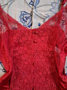 Red Lace Cami