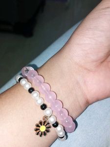 Cute Beaded Bracelets with Charm