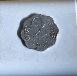 2 Paise Coin 1971 100% Original