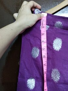 Purple Polka Dot Sharara Kameez