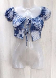 y2k dye print top
