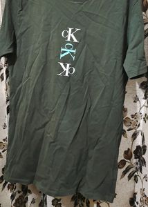 CK T SHIRT (OLIVE GREEN)