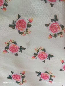 Floral Print Anarkali Gown