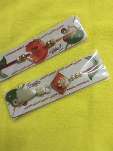 very beautiful bhaiya bhabhi Rakhi set