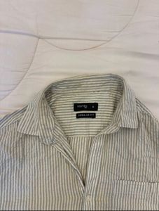 Striped Casual Button-Down Shirt