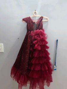 Stunning Ruffled Gown