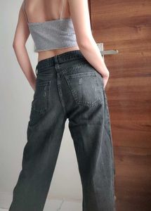 Stylish Ripped Black Jeans