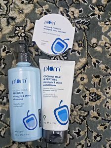 Plum Coconut Milk & Peptides Hair Care Set