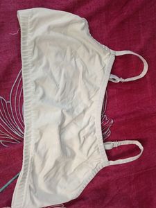 cream Comfortable sports Bra