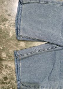 Light Wash Denim Bermuda Shorts