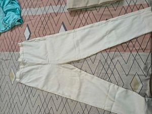 Comfortable Cream Palazzo Pants