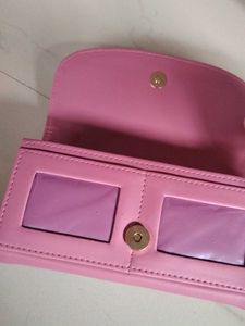 Stylish Pink Quilted Wallet