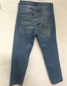 Rio Distressed Blue Denim Jeans
