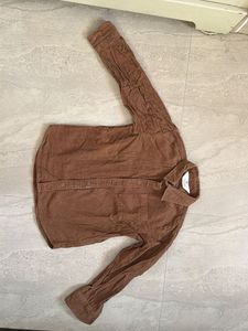 kid’s Brown Corduroy Shirt