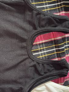 Ribbed Tank Tops (Black &amp; White)