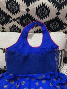 Beautiful Blue Ethnic Dhoti Jumpsuit