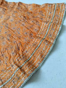 Designer Orange Kurta Set with Pants