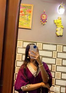 Afghanii cord set Elegant Purple Kurta and salwar