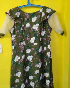 Floral Print Midi Dress