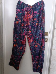 Paisley Print Blouse And Pant Set