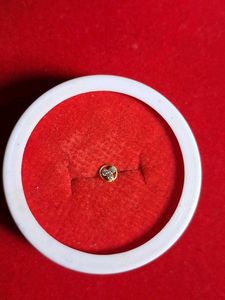 Elegant Diamond Nose Pin gold