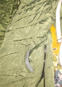 Quilted Olive Jacket &amp; Bag Free
