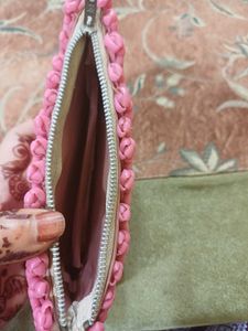 Vintage Chic Pink handmade clutch