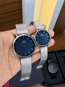 Daniel Wellington Black Mesh Watch Set