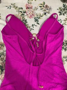 Vibrant Pink One-Piece Swimsuit
