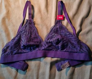 Purple Lace Bra