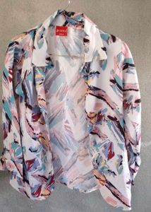 Vibrant Abstract Print shirt for girl