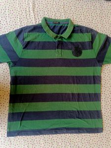 Men's Striped Polo T-Shirt