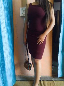 ❤️🌸Burgundy Bodycon Mini Dress❤️🌸