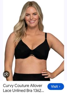 curvation Comfortable Black Bra