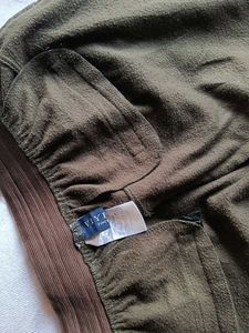 Olive Green Casual Pants