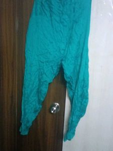 Elegant Teal Embroidered Kurta Set