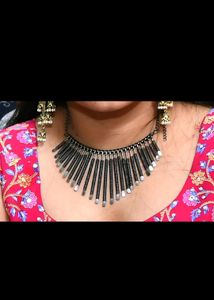 Combo Of Pack 2 Necklace Silver Jewellery