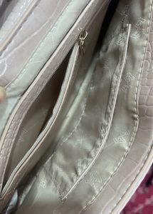 Chic Crocodile Embossed Shoulder Bag