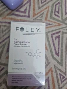 FOLEY 2% Alpha Arbutin Face Serum