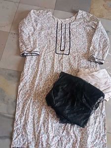 Floral Kurta Set with Dupatta