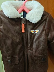 Aviator Jacket with Sherpa Collar