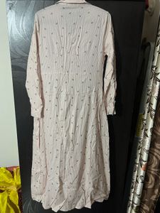 Cute Pink Shirt Dress -S