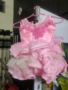 Beautiful Pink Party Dress for Girls