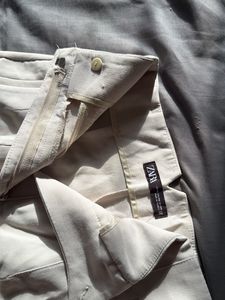 Elegant off white Trousers zara