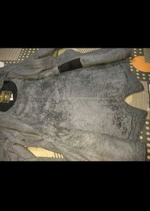 Men's Grey Hooded Jacket korean imported