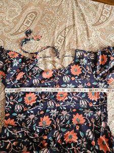 Floral Kurta cum Middi dress