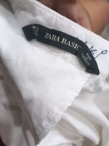 Classic White V-Neck Button-Up Top