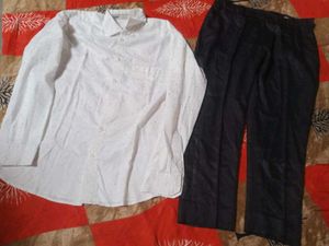 White Shirt Black Pant 🎽 For Men